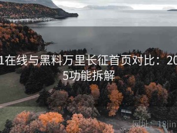 91在线与黑料万里长征首页对比：2025功能拆解