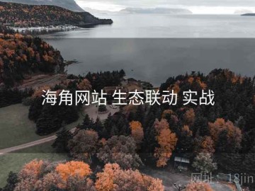 海角网站 生态联动 实战