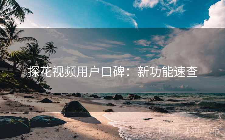探花视频用户口碑：新功能速查