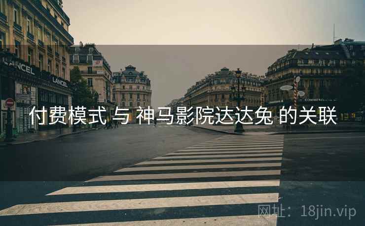 付费模式 与 神马影院达达兔 的关联