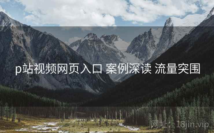 p站视频网页入口 案例深读 流量突围