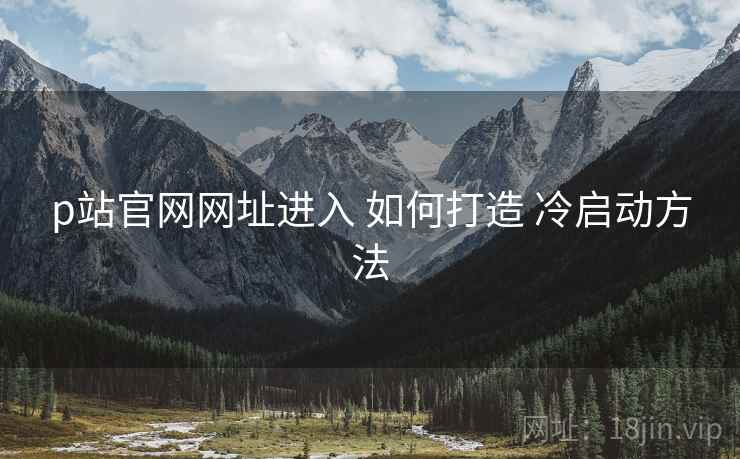 p站官网网址进入 如何打造 冷启动方法