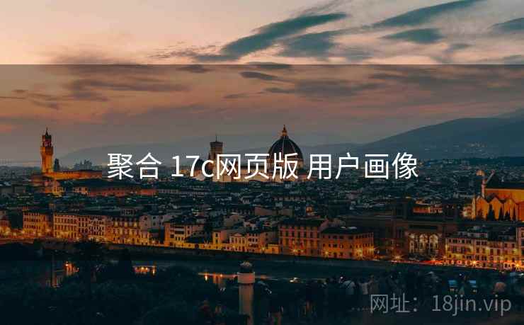 聚合 17c网页版 用户画像 聚合 17c网页版 用户画像